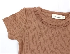 Lil Atelier mocha mousse top